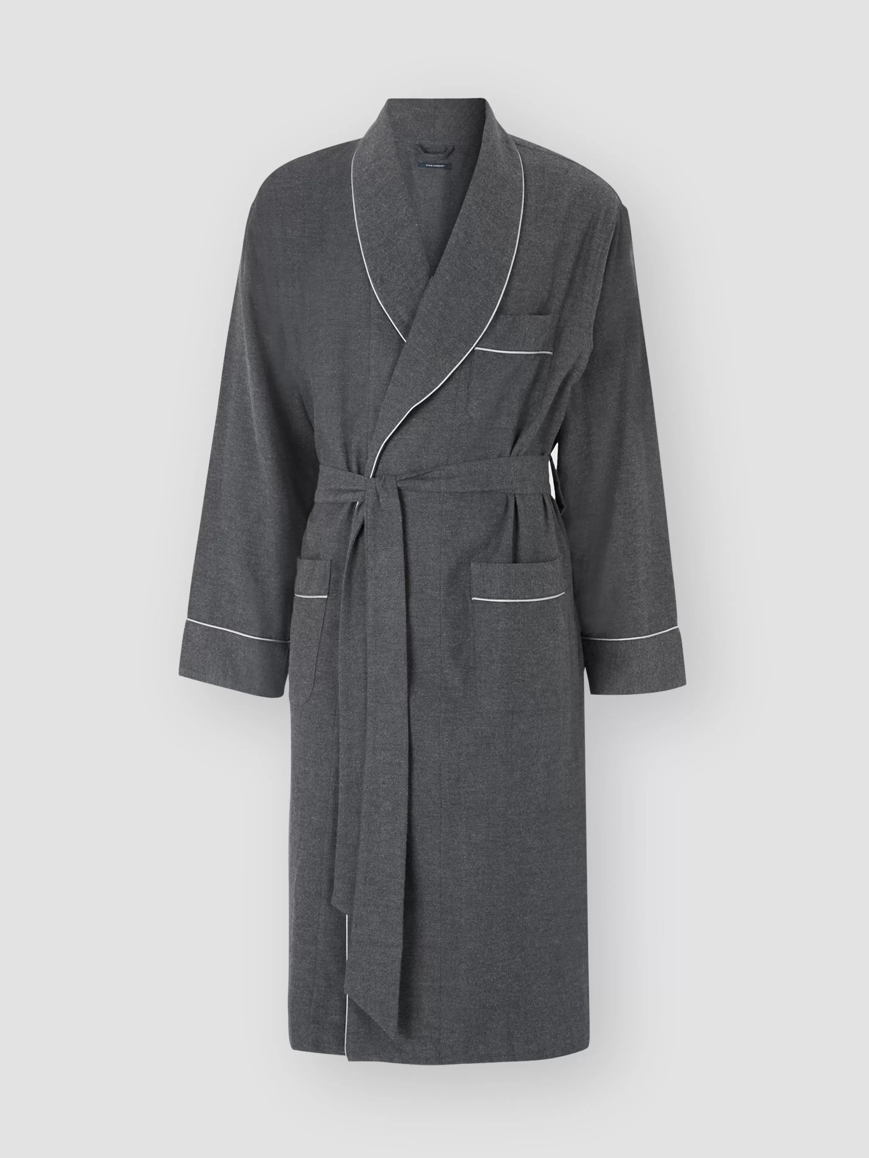 Thom Sweeney Brushed Cotton Dressing Gown