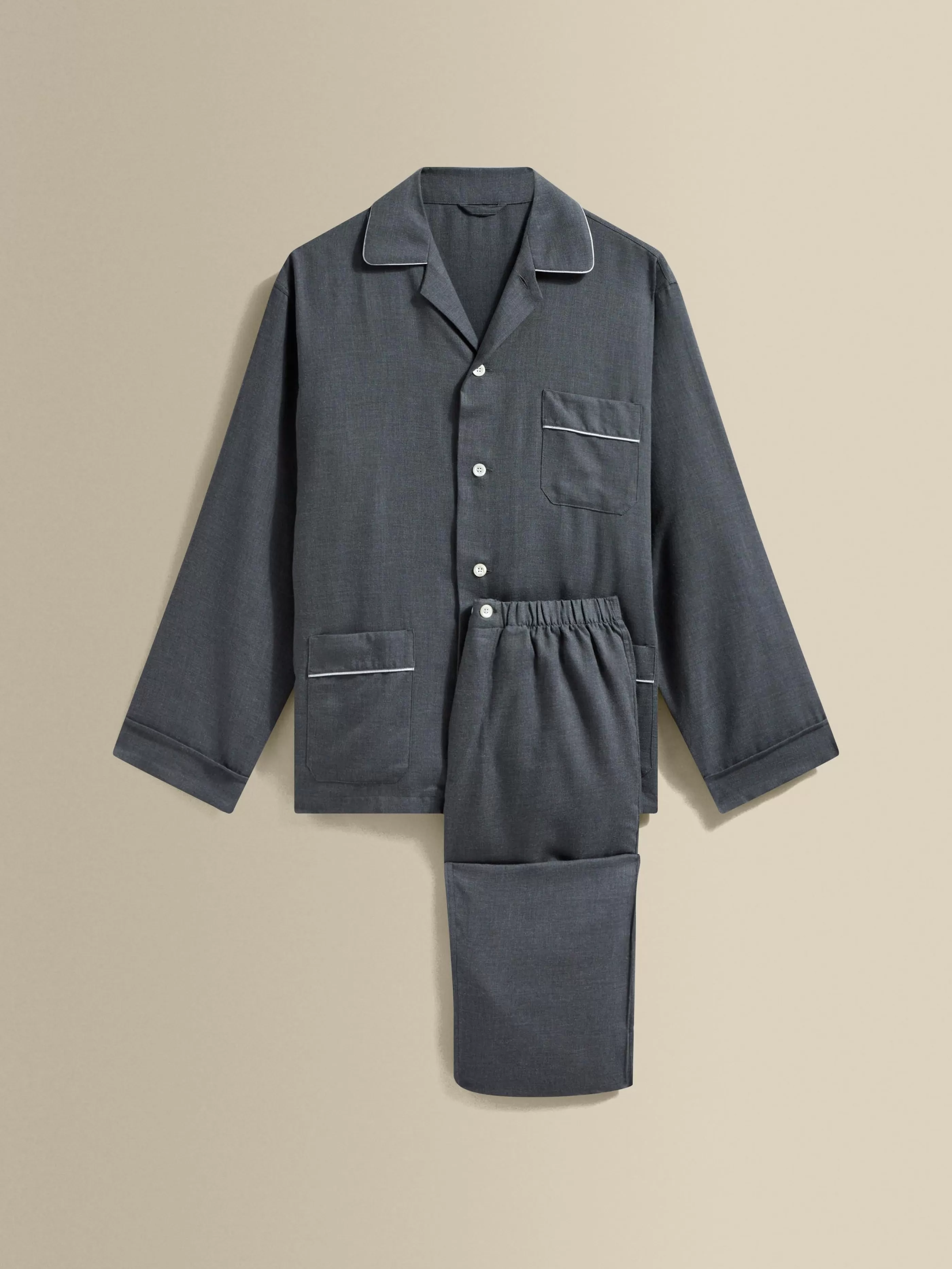 Thom Sweeney Brushed Cotton Pyjamas