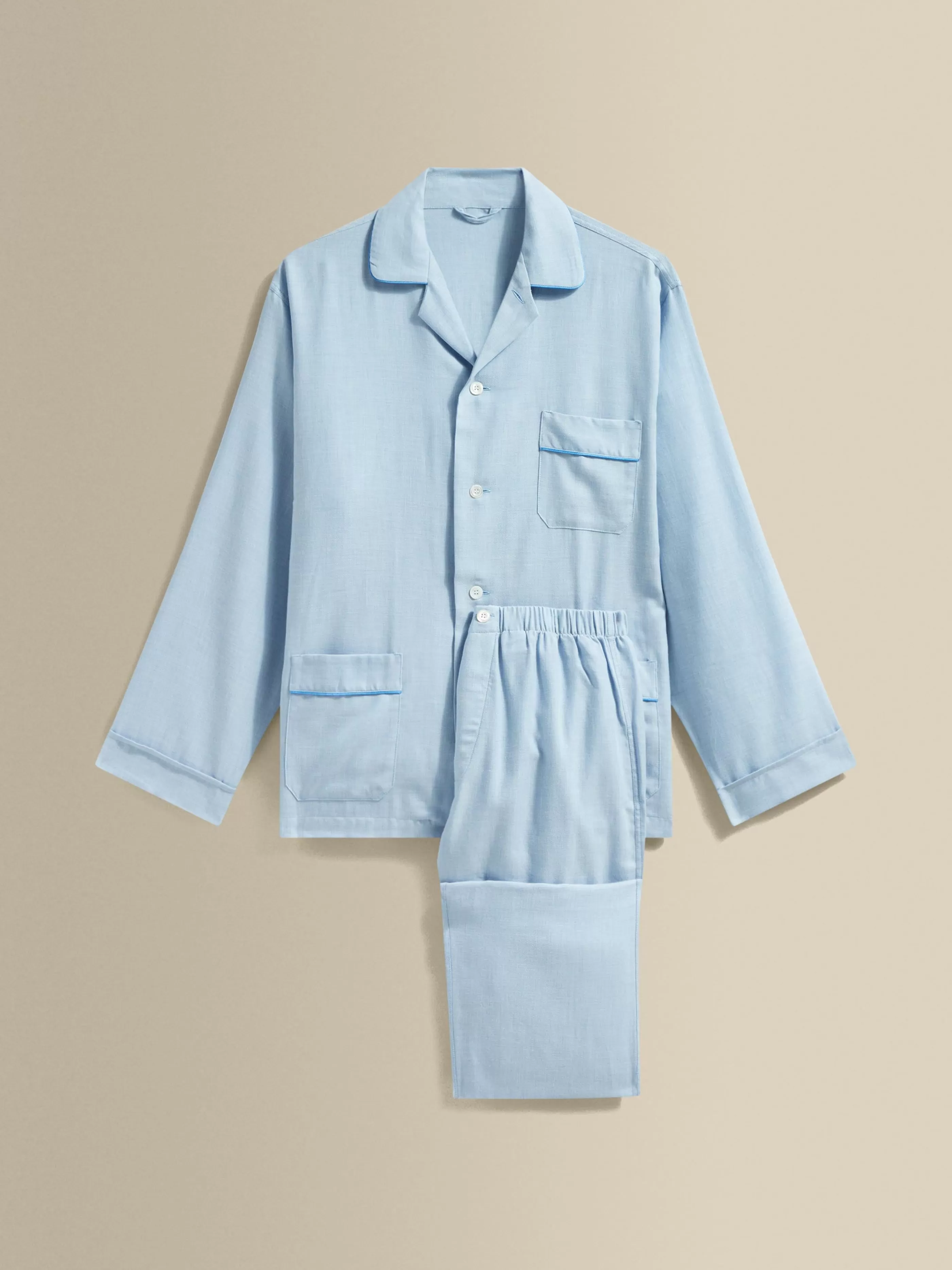 Thom Sweeney Brushed Cotton Pyjamas