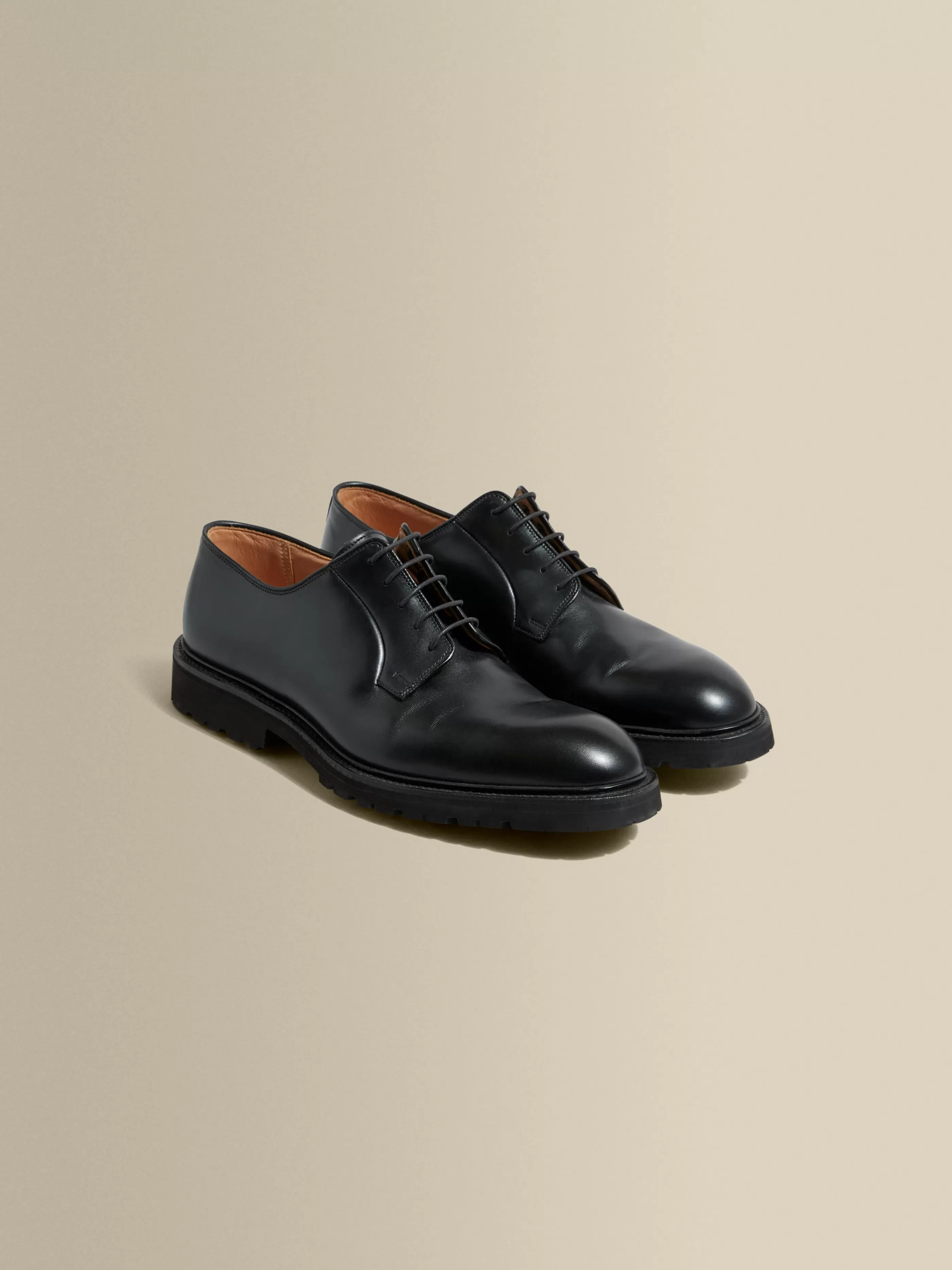 Thom Sweeney Calf Leather Derby Shoes