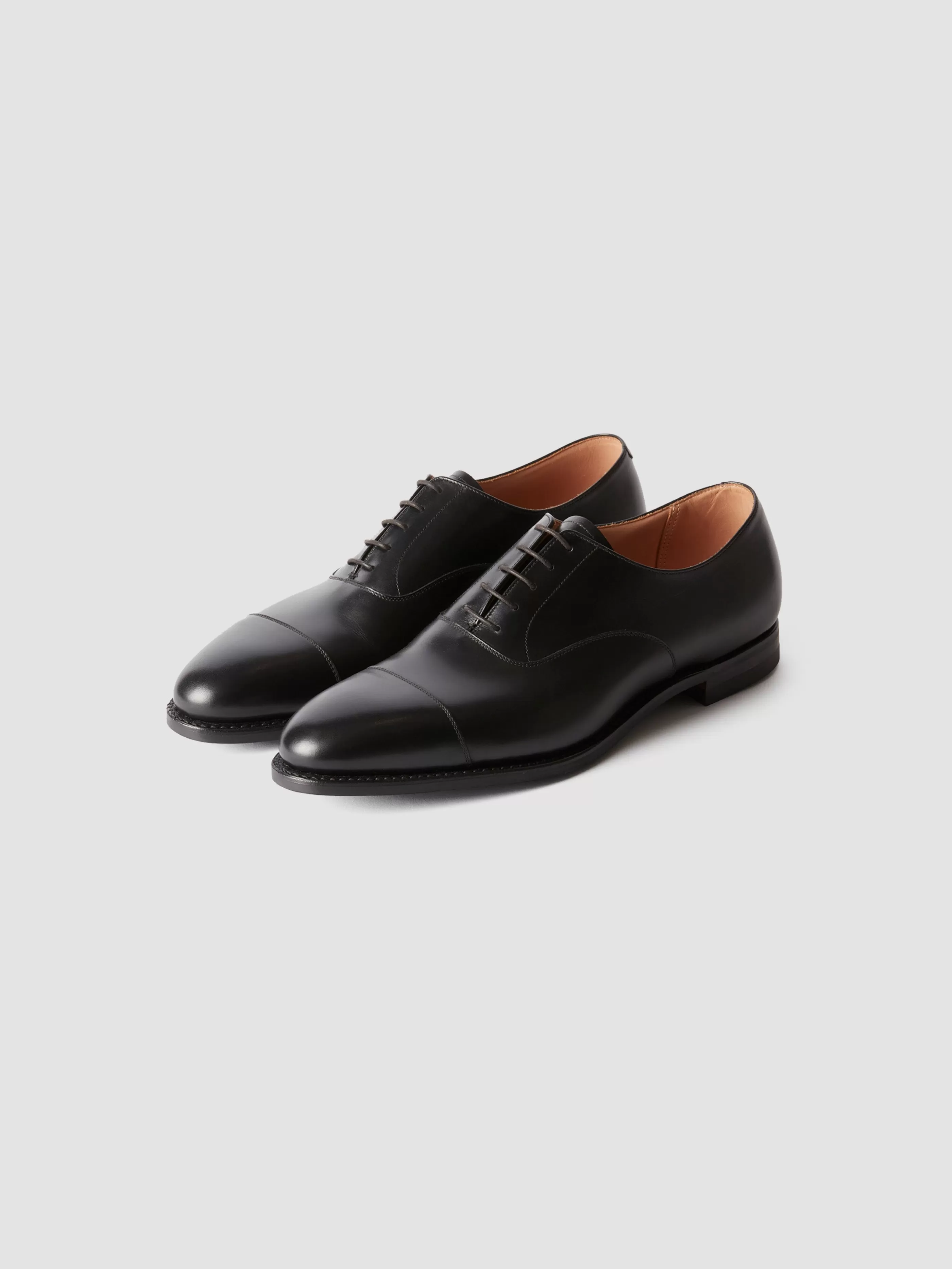Thom Sweeney Calf Leather Oxford Shoes