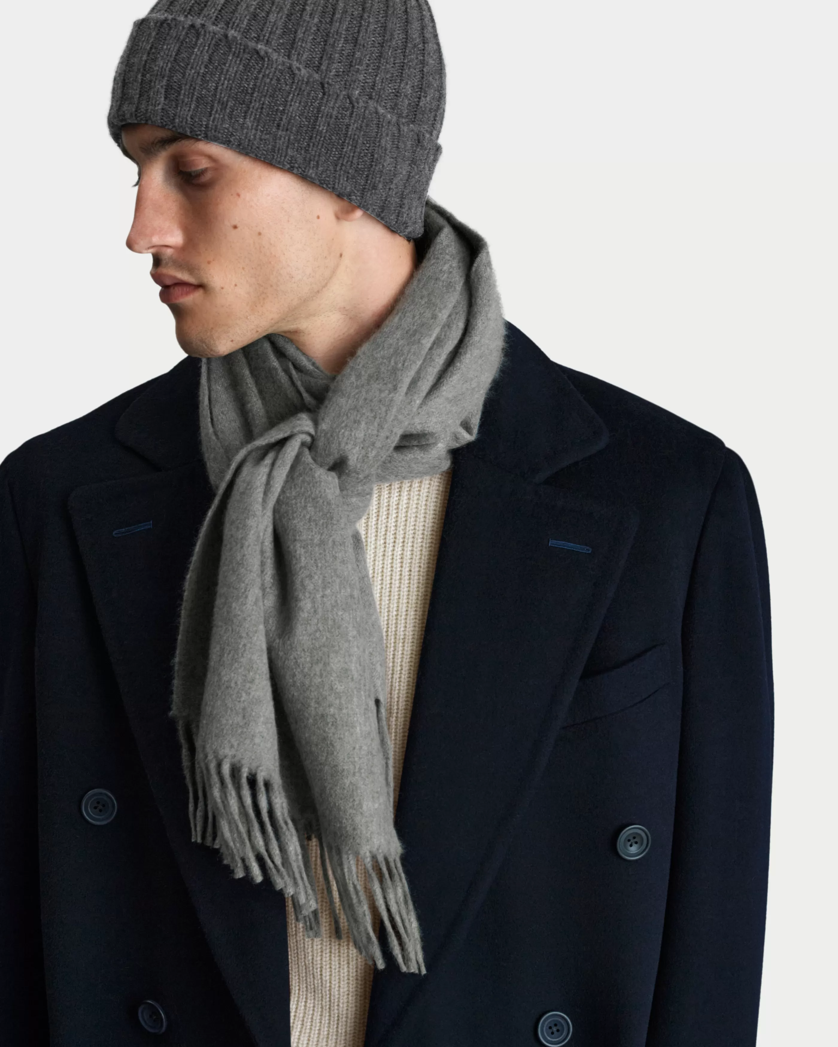 Thom Sweeney Cashmere Beanie Hat