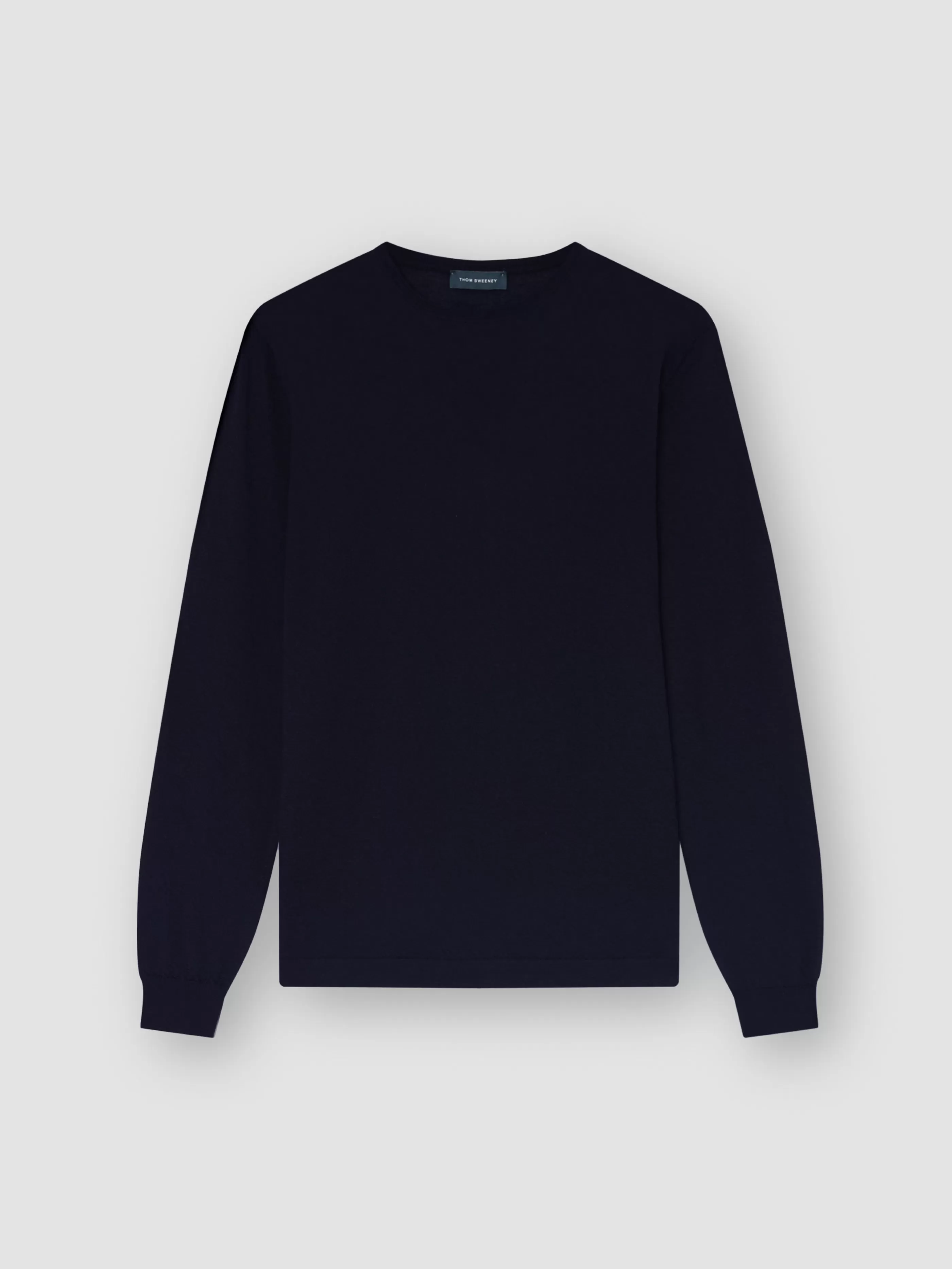Thom Sweeney Cashmere Crew Collar Lightweight Sweater