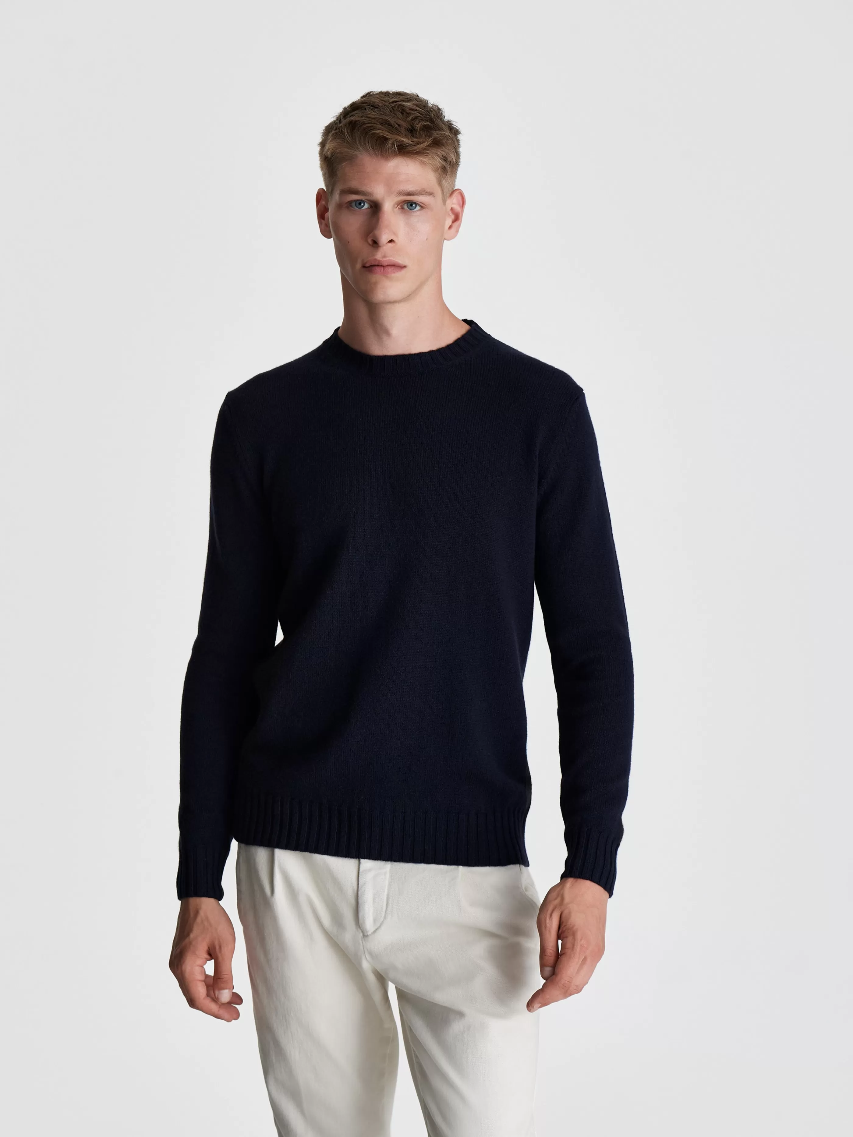 Thom Sweeney Cashmere Crew Neck Sweater