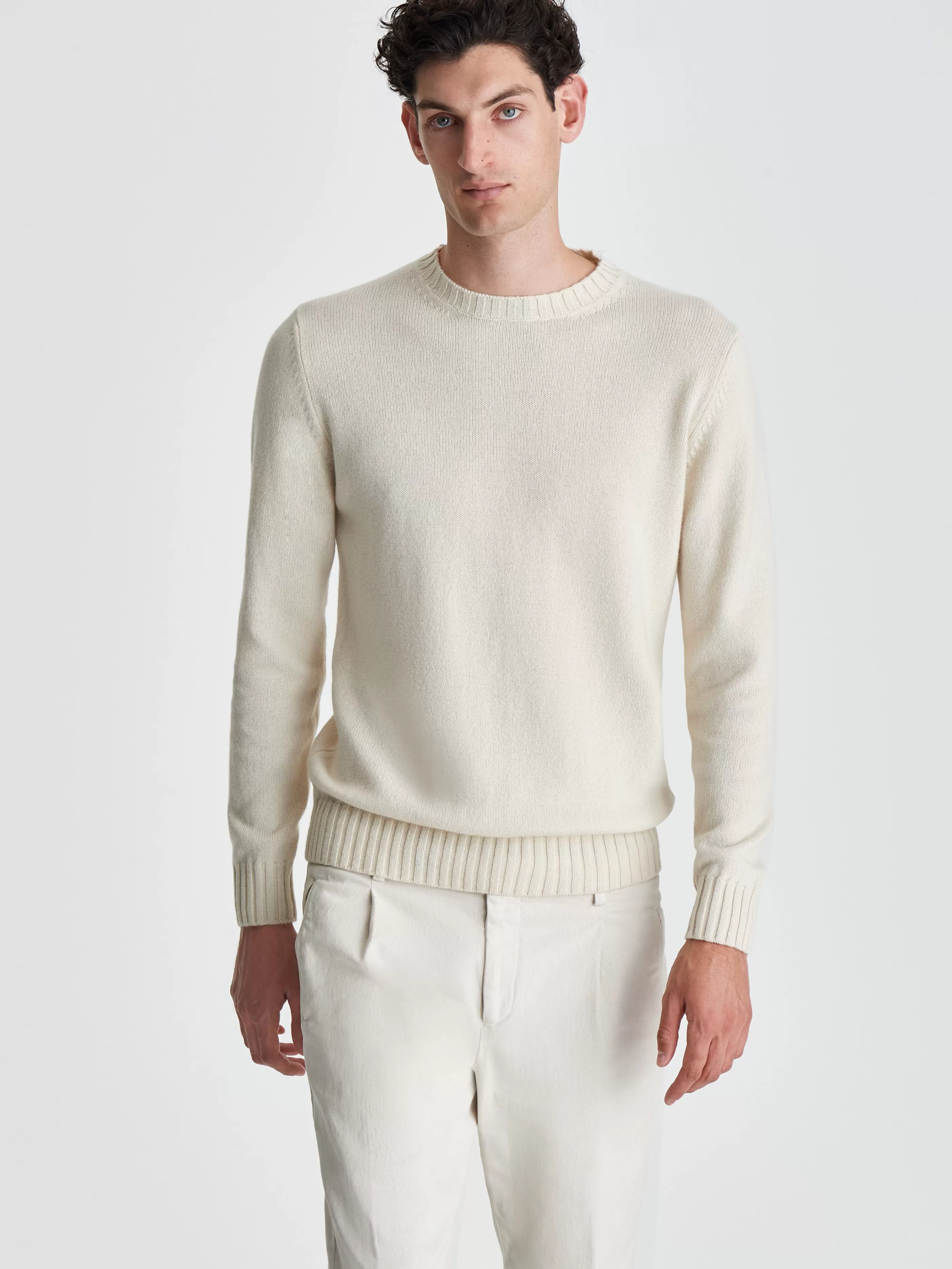 Thom Sweeney Cashmere Crew Neck Sweater