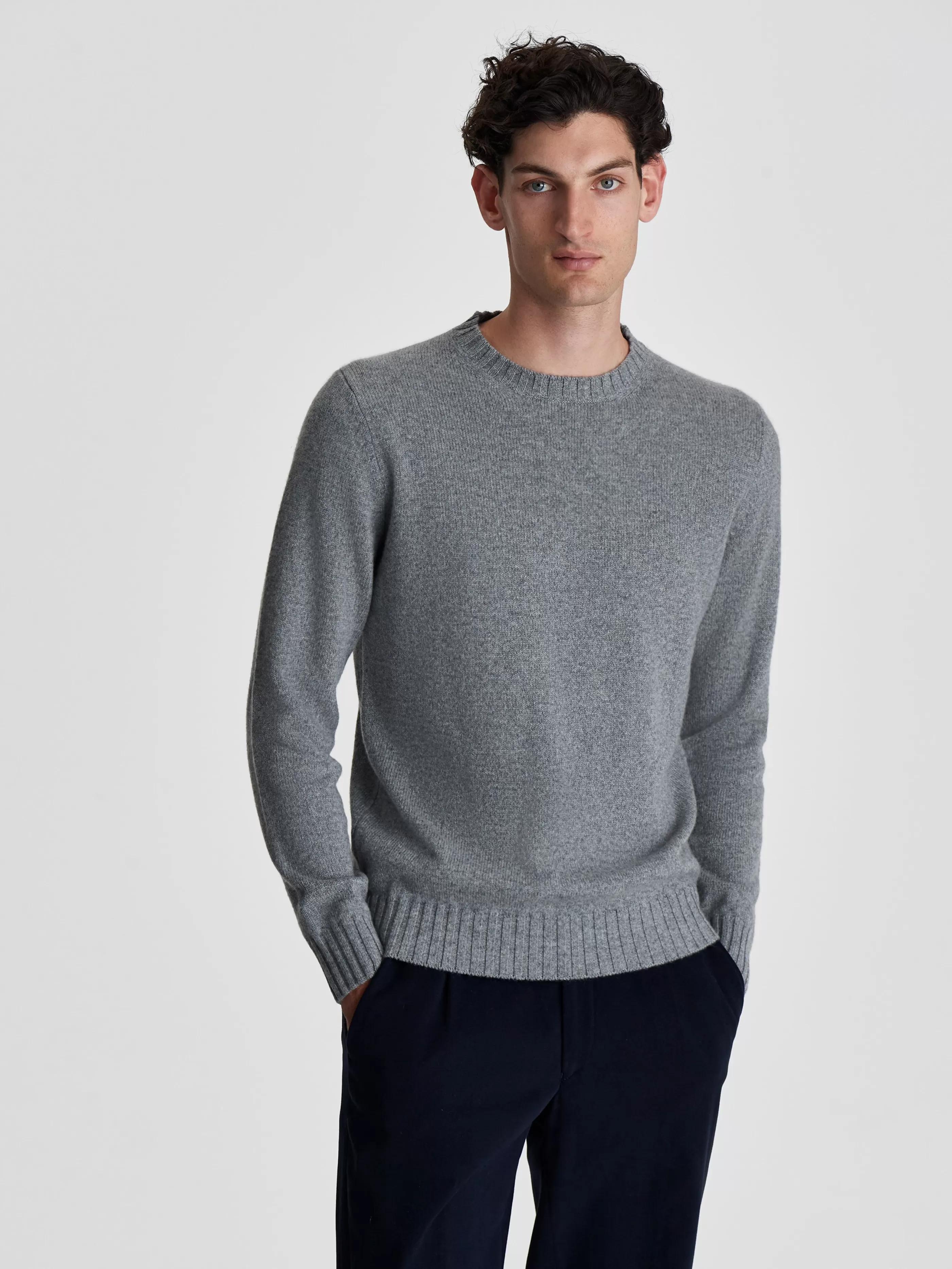 Thom Sweeney Cashmere Crew Neck Sweater
