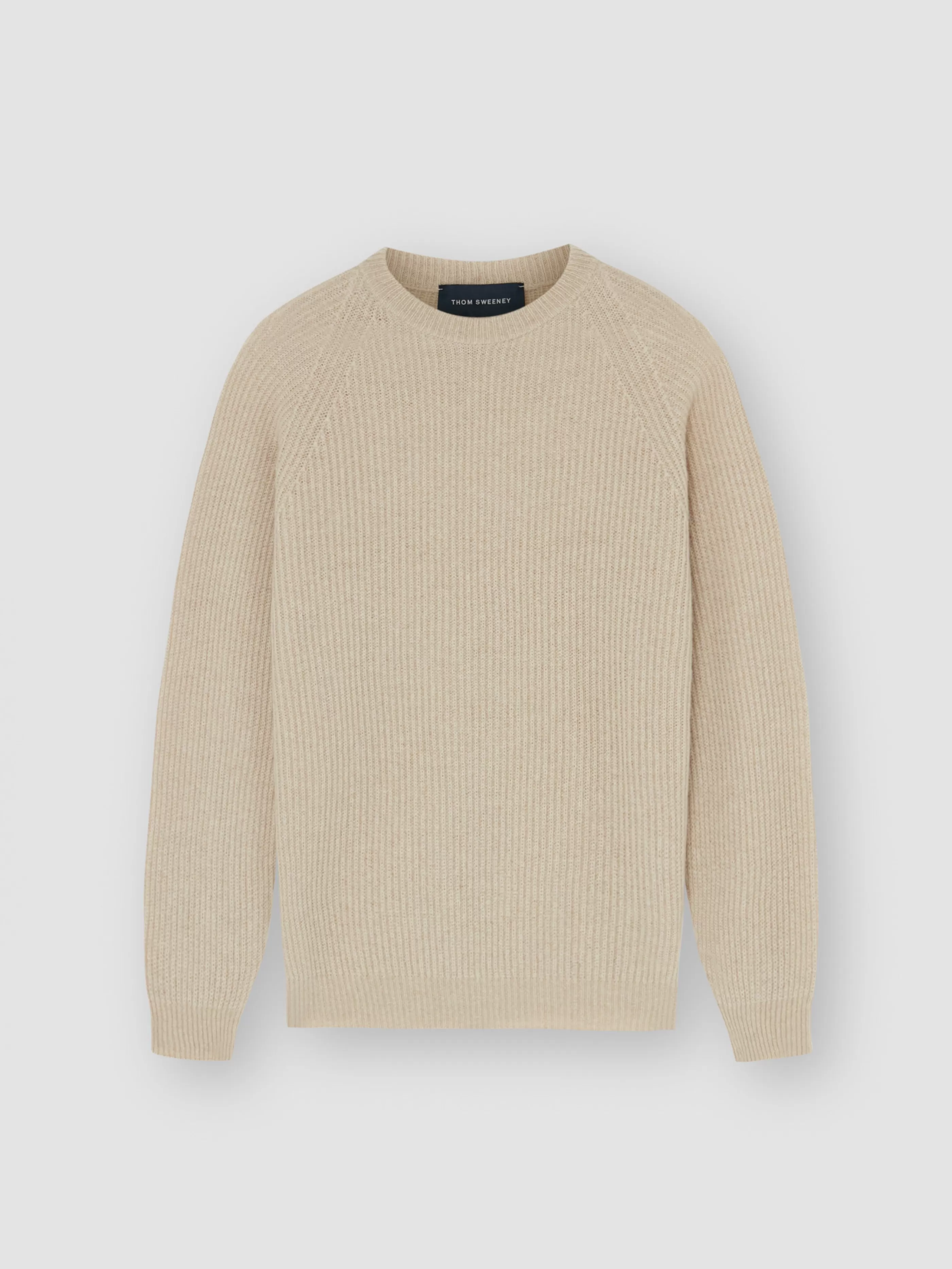 Thom Sweeney Cashmere Fisherman Rib Sweater