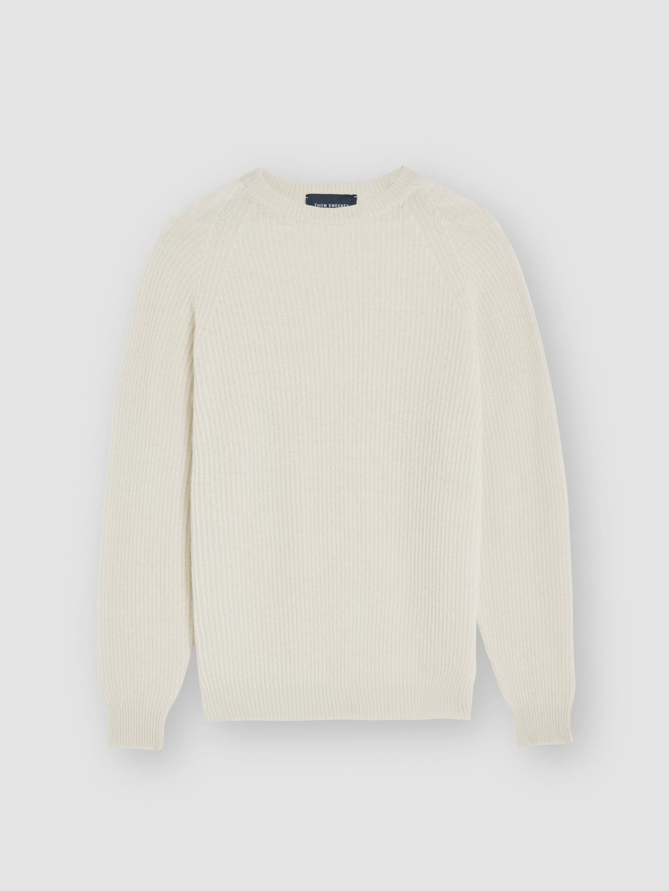 Thom Sweeney Cashmere Fisherman Rib Sweater
