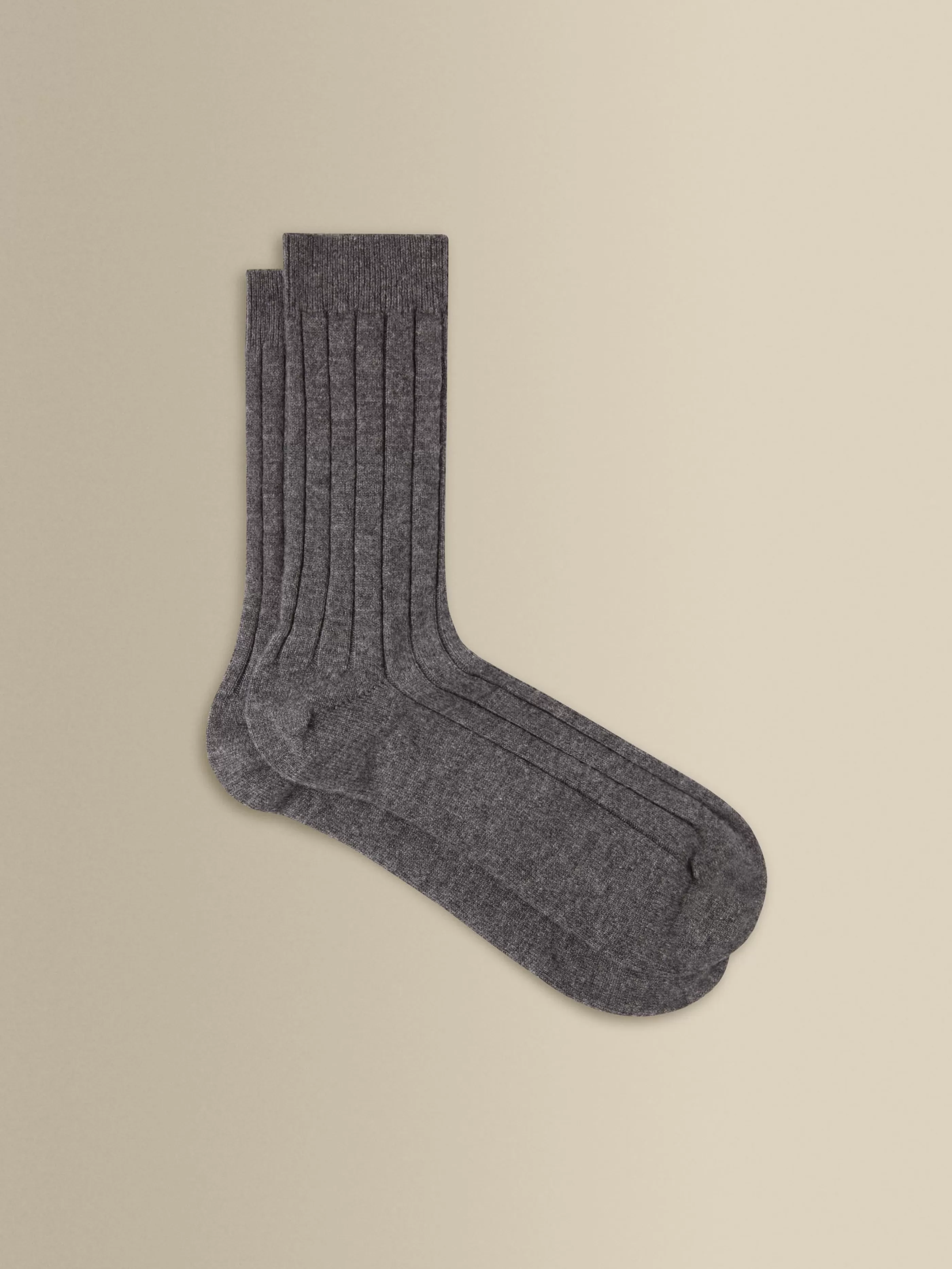 Thom Sweeney Cashmere Knitted Socks
