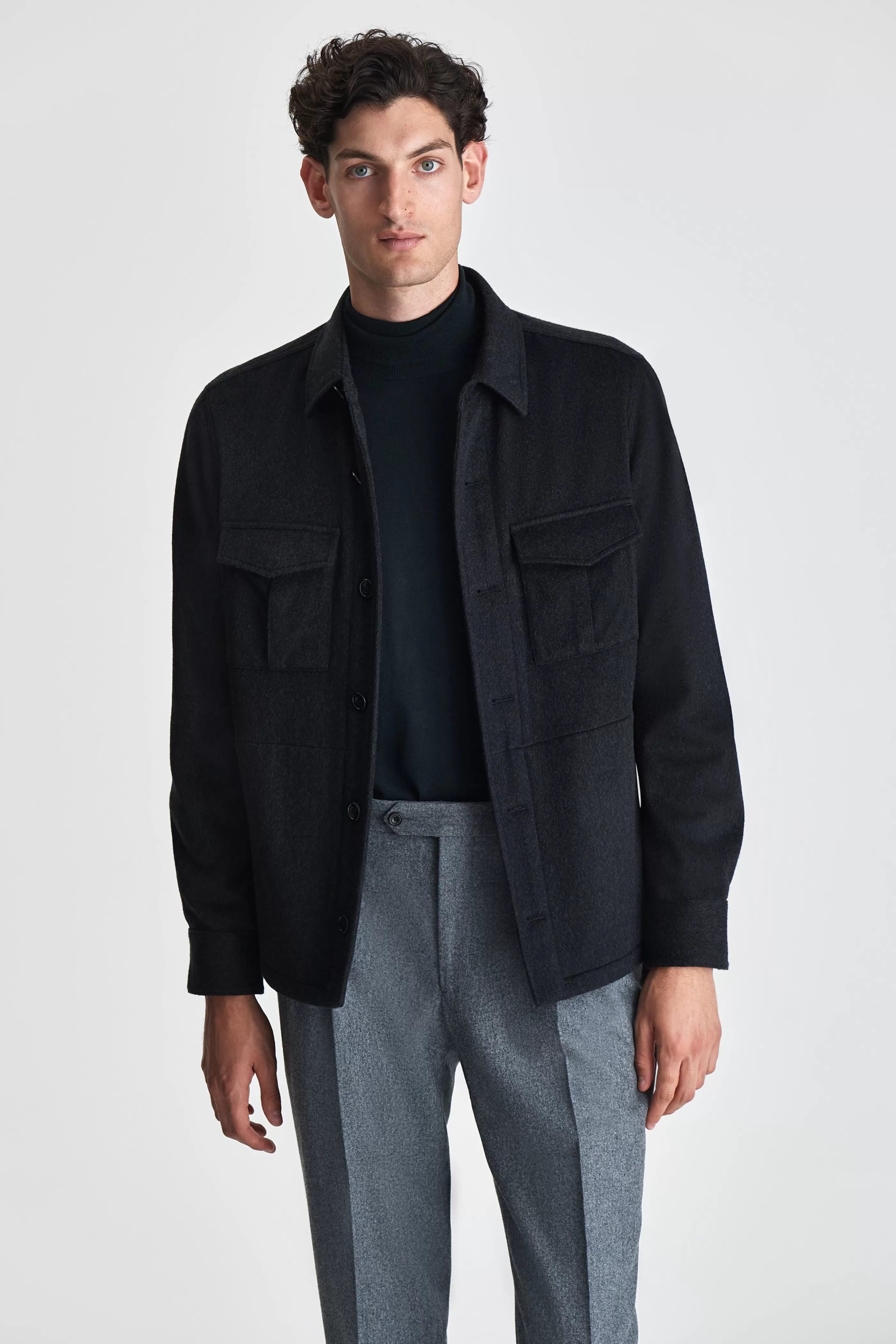 Thom Sweeney Cashmere Overshirt