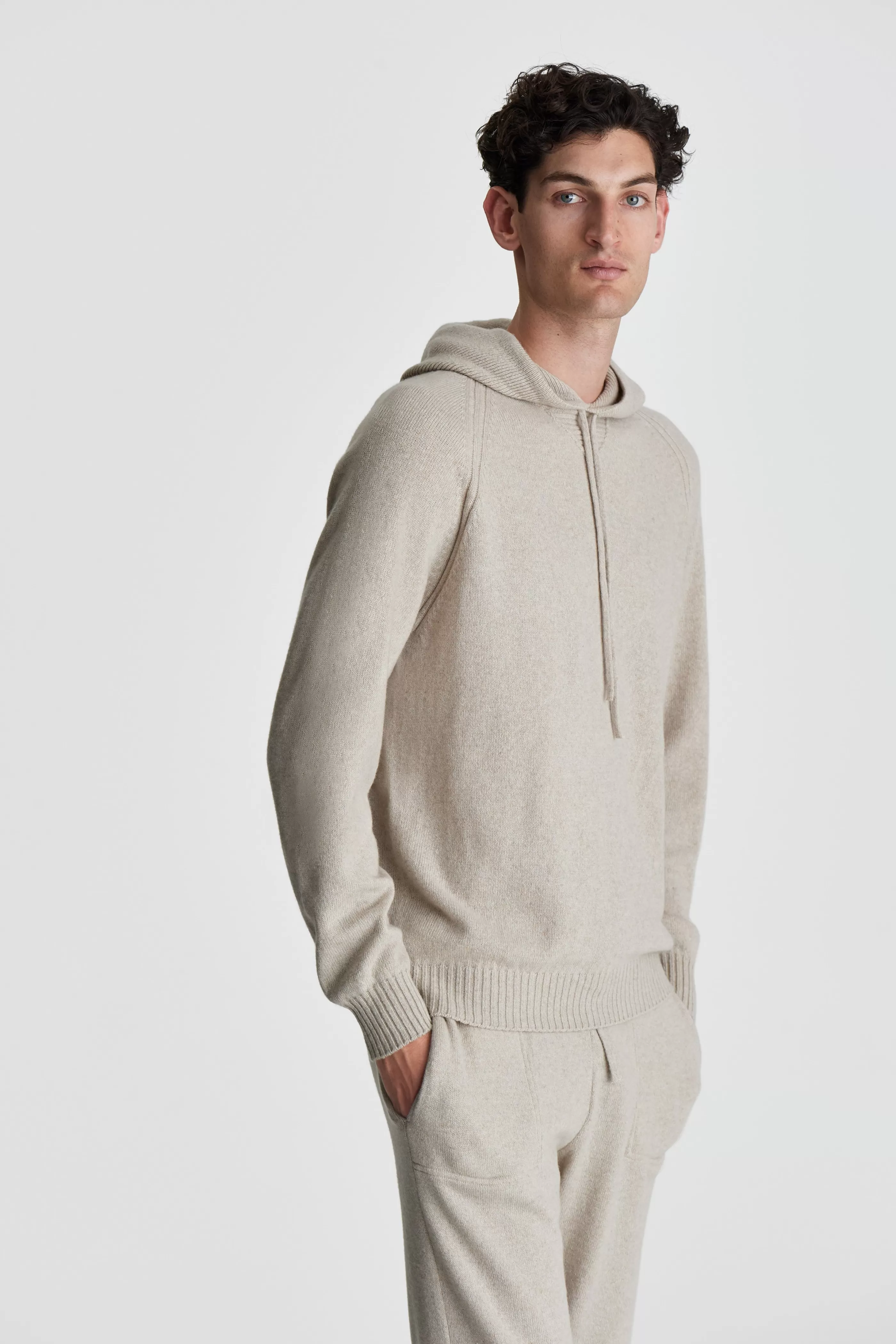 Thom Sweeney Cashmere Pullover Hoodie