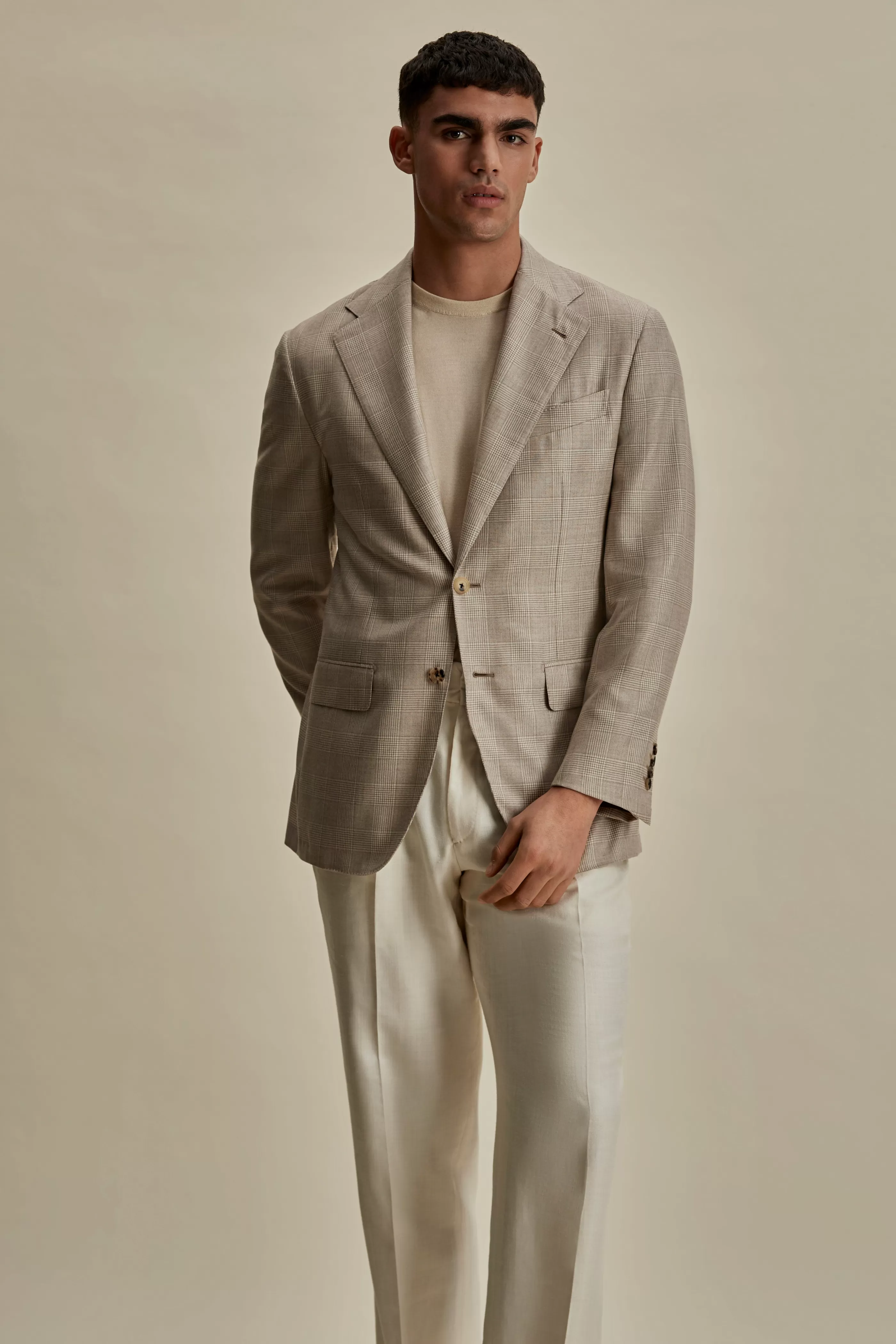 Thom Sweeney Cashmere Unstructured Single Breasted Jacket