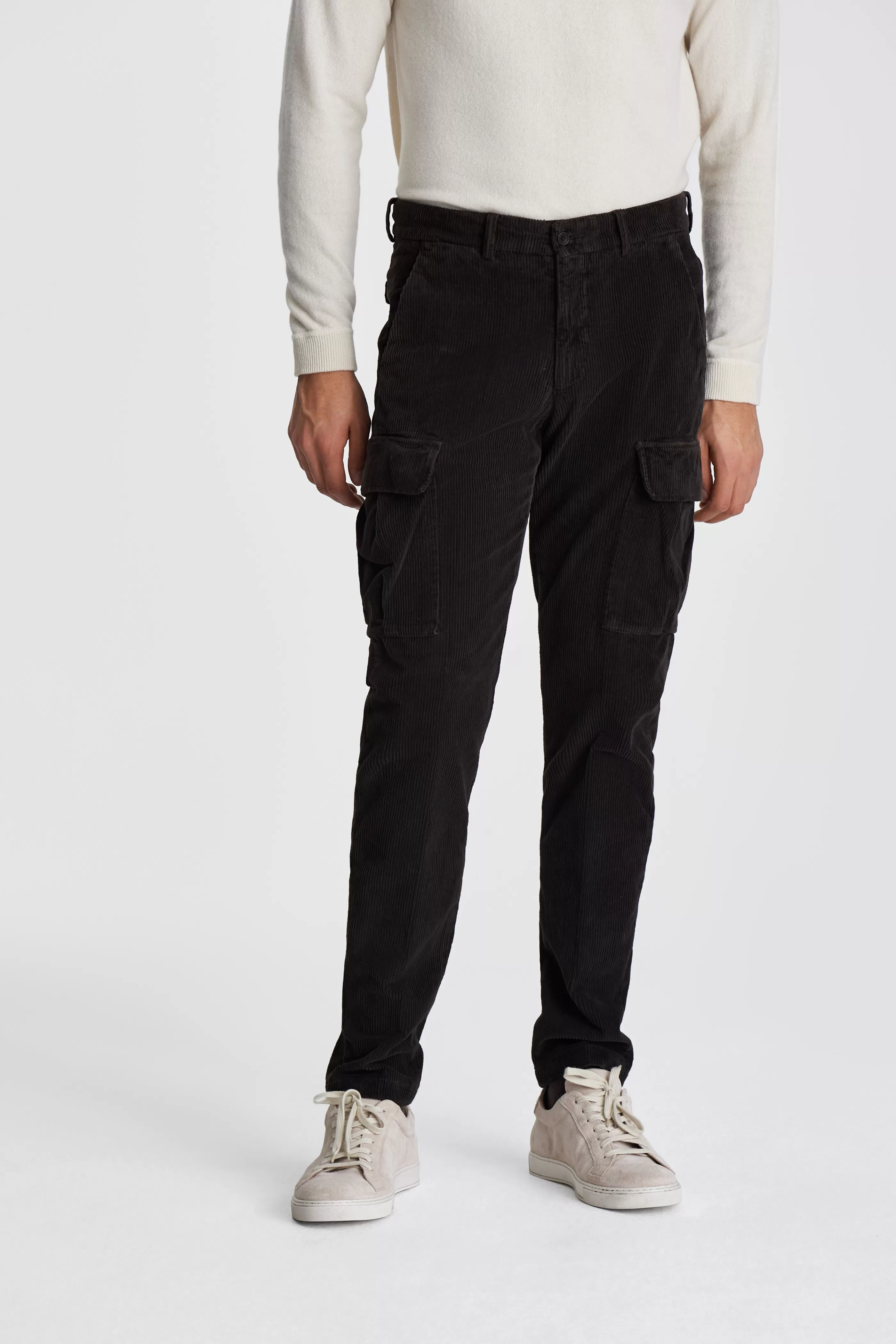 Thom Sweeney Corduroy Cargo Trousers