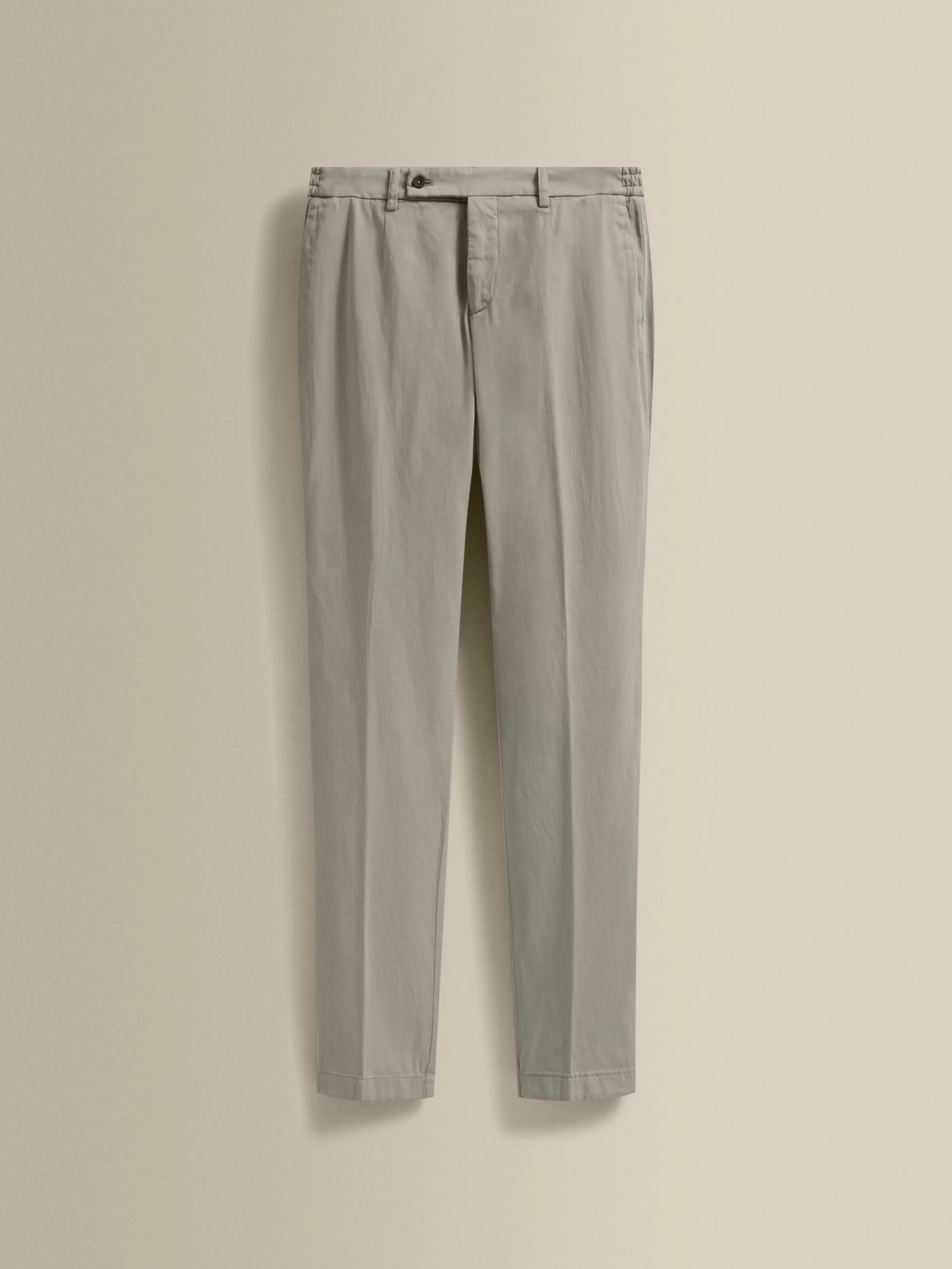 Thom Sweeney Cotton Easy Fit Flat Front Chinos