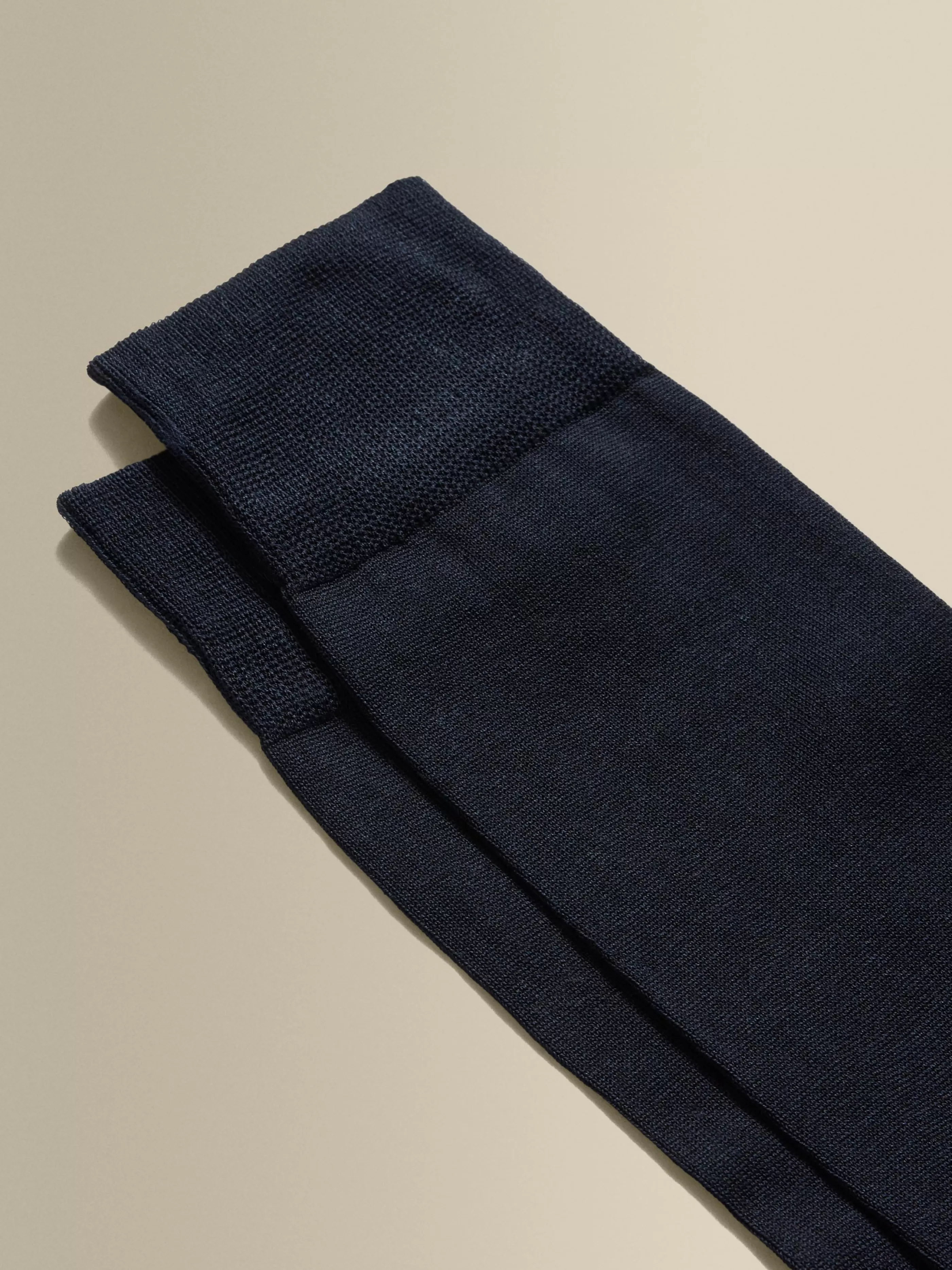 Thom Sweeney Cotton Plain Dress Sock