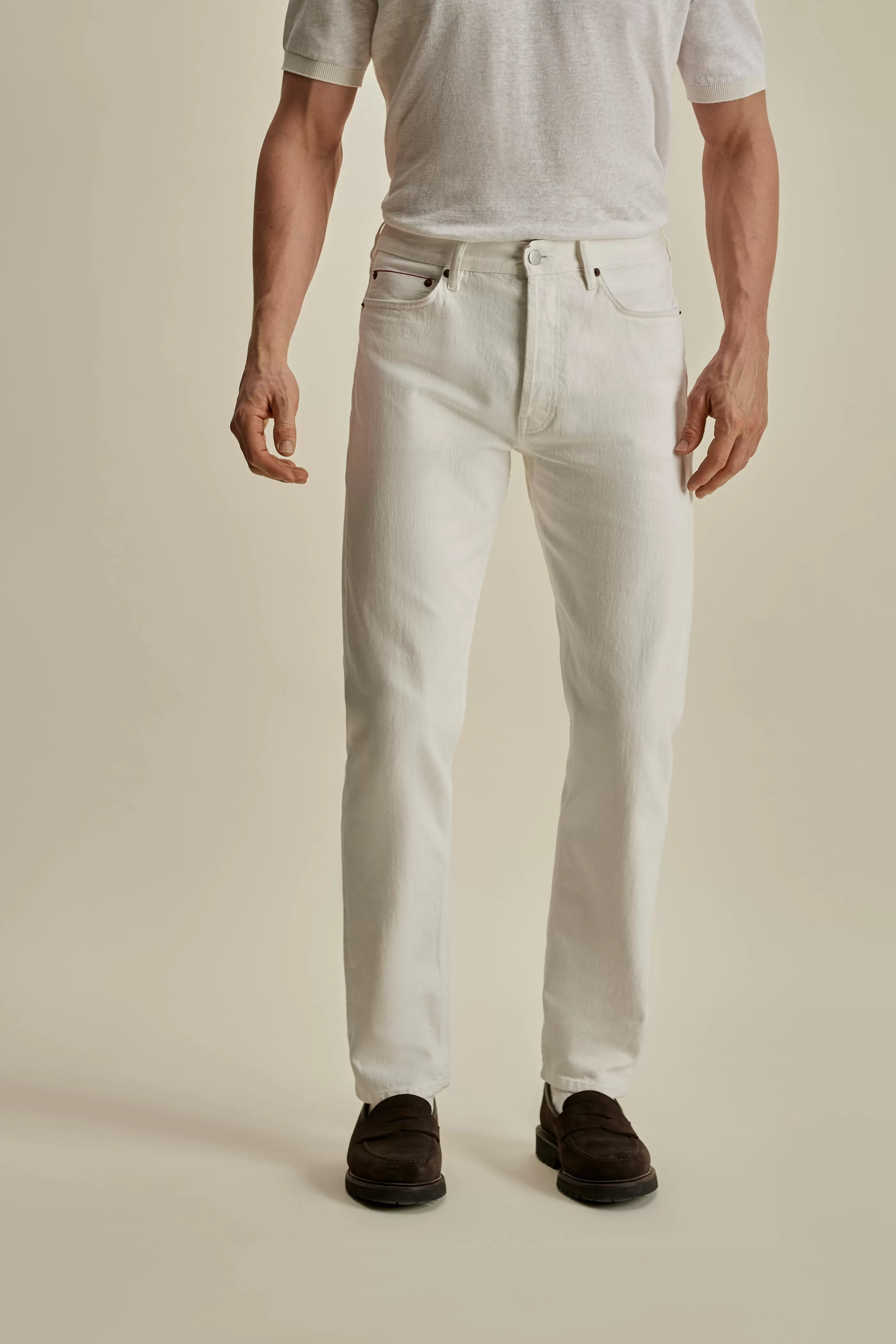 Thom Sweeney Denim Easy Fit Jeans