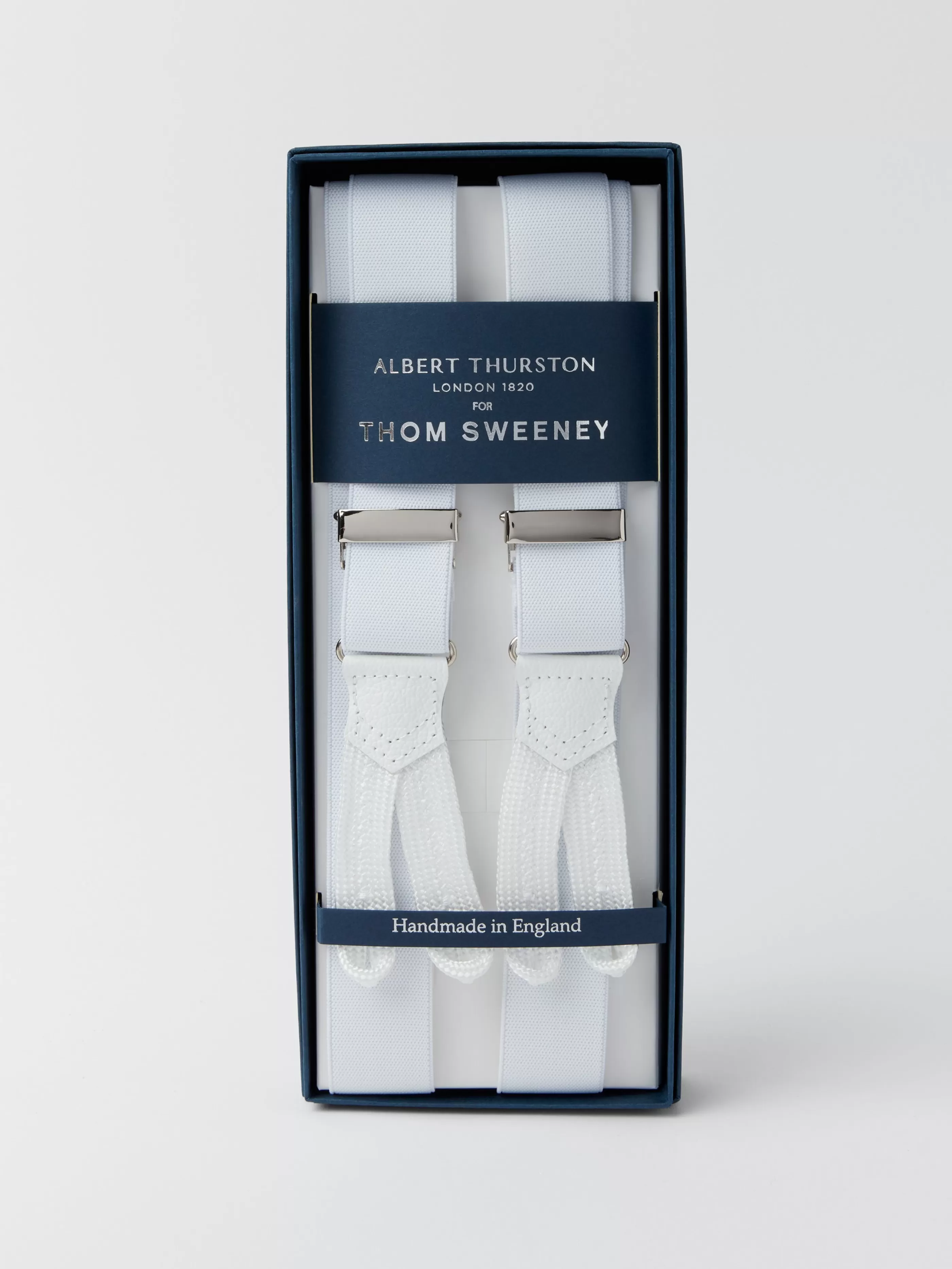 Thom Sweeney Elastic u0026 Leather Trouser Braces