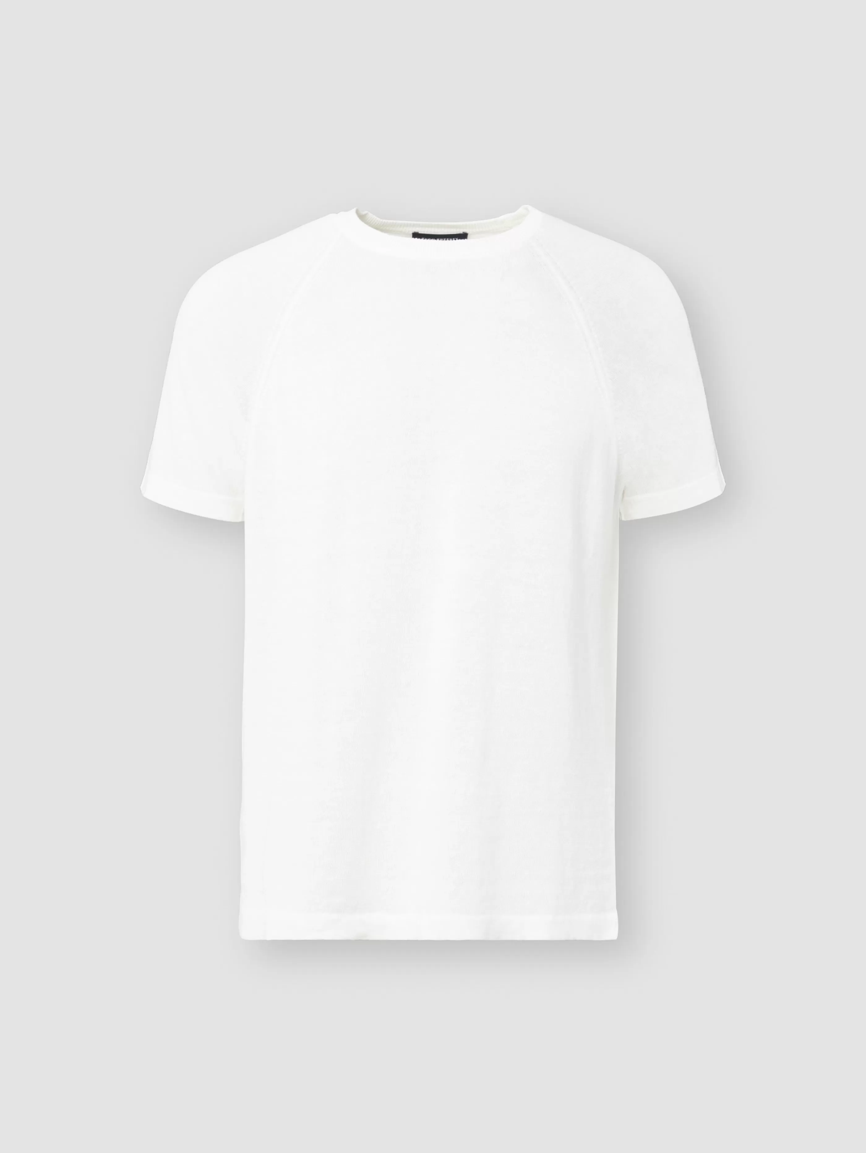 Thom Sweeney Knitted Cotton Raglan T-Shirt