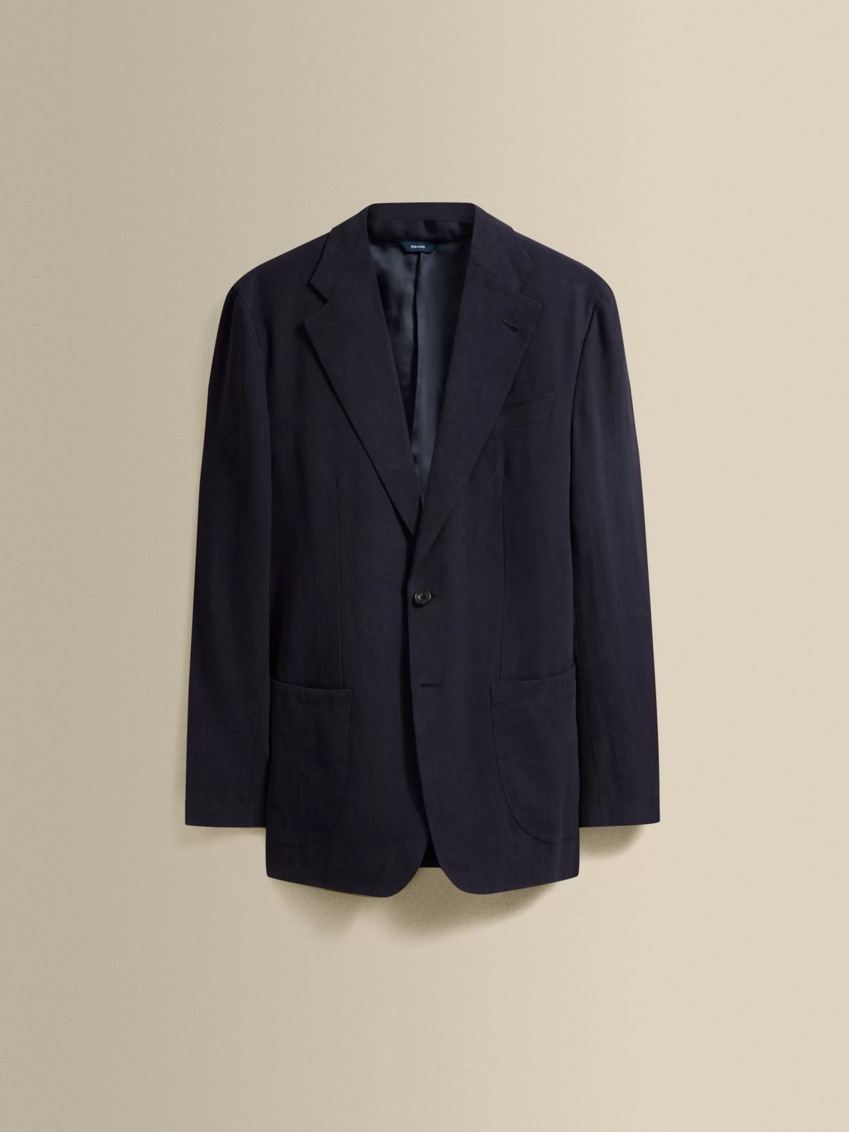 Thom Sweeney Linen Unstructured Single Breasted Suit
