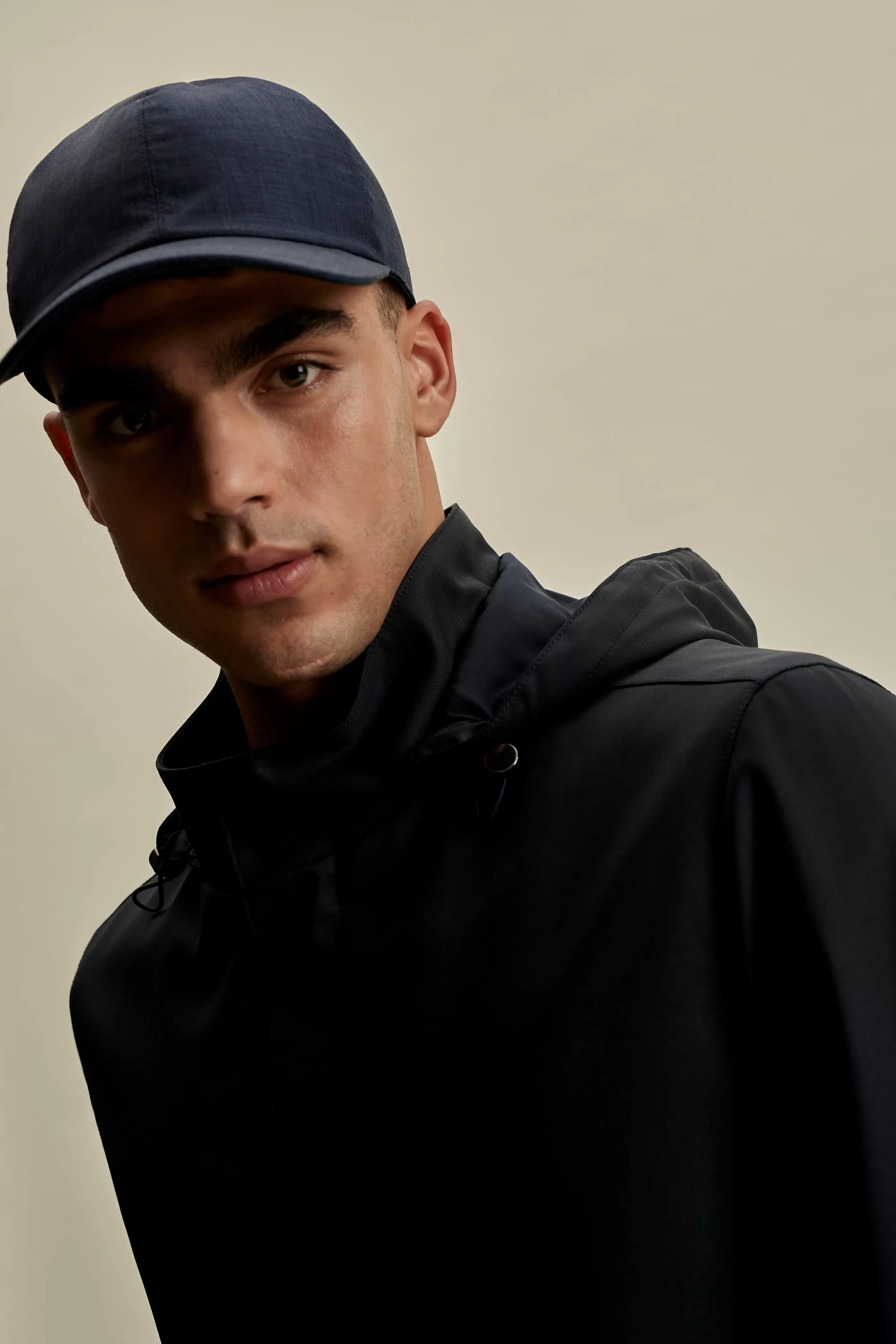 Thom Sweeney Linen Wool Baseball Cap