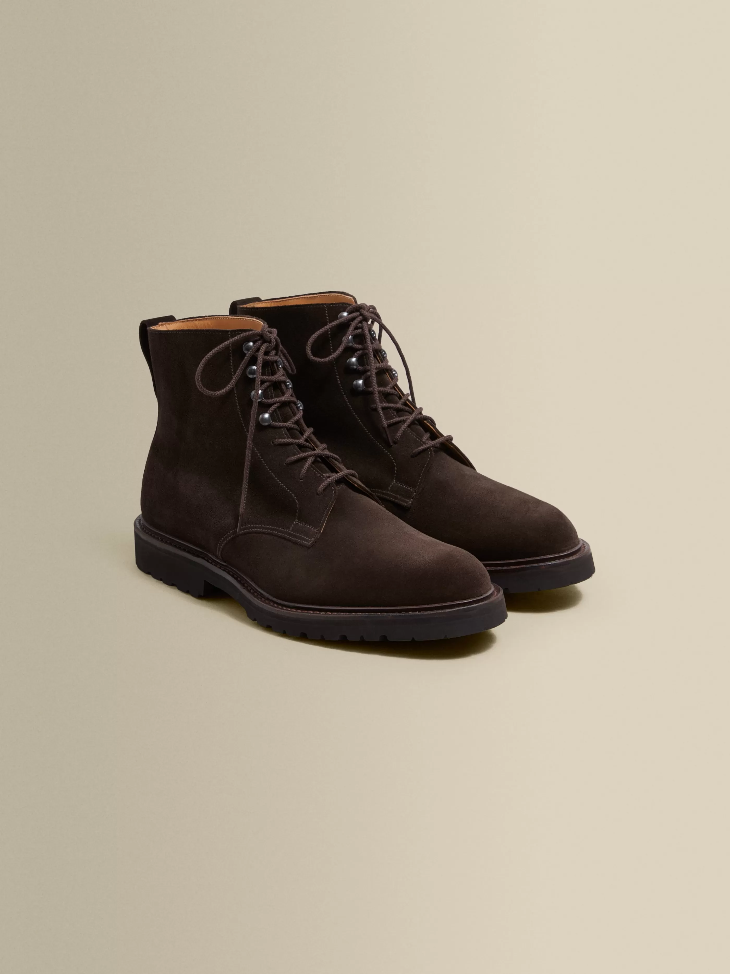 Thom Sweeney Split Suede Derby Boots