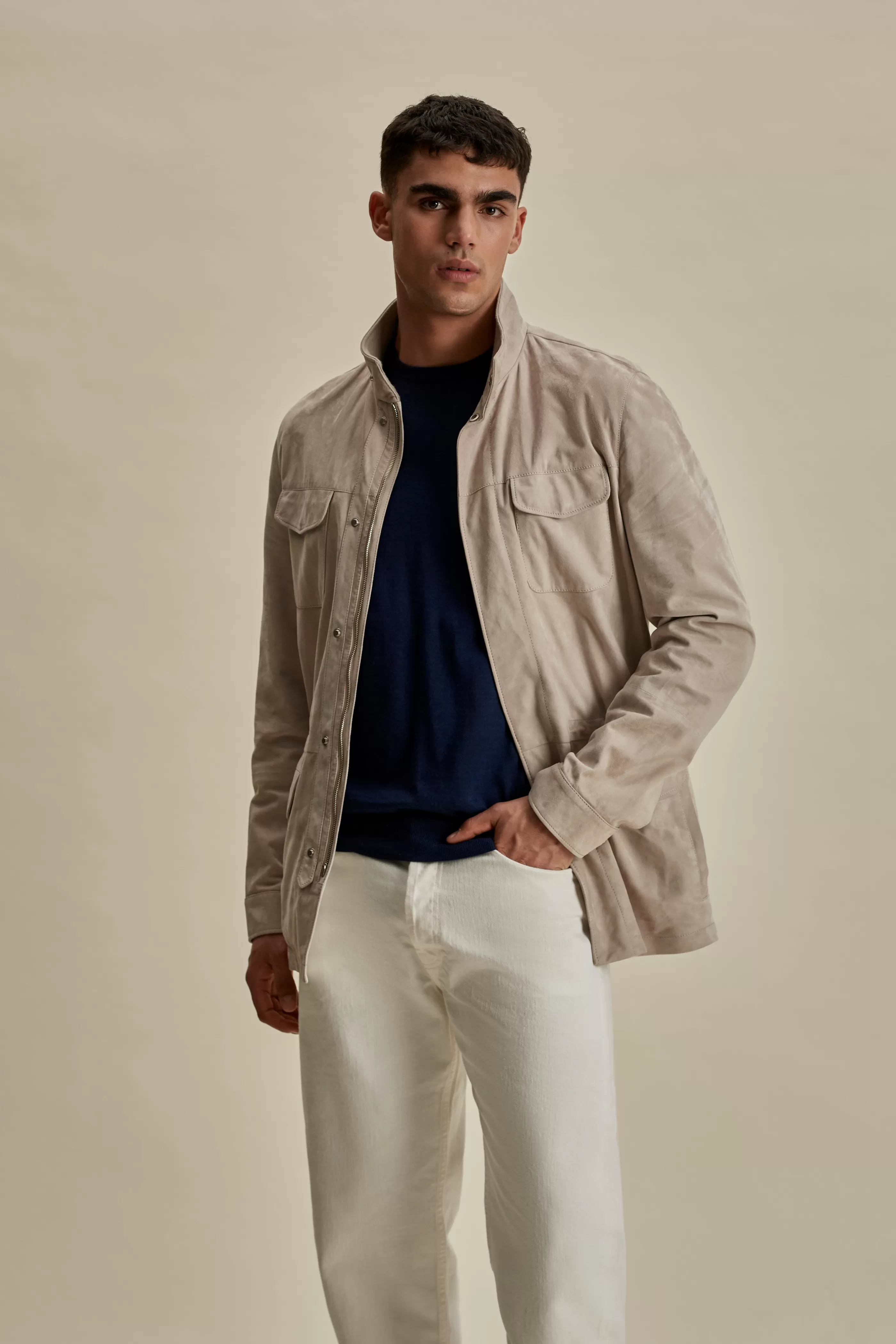 Thom Sweeney Suede Field Jacket
