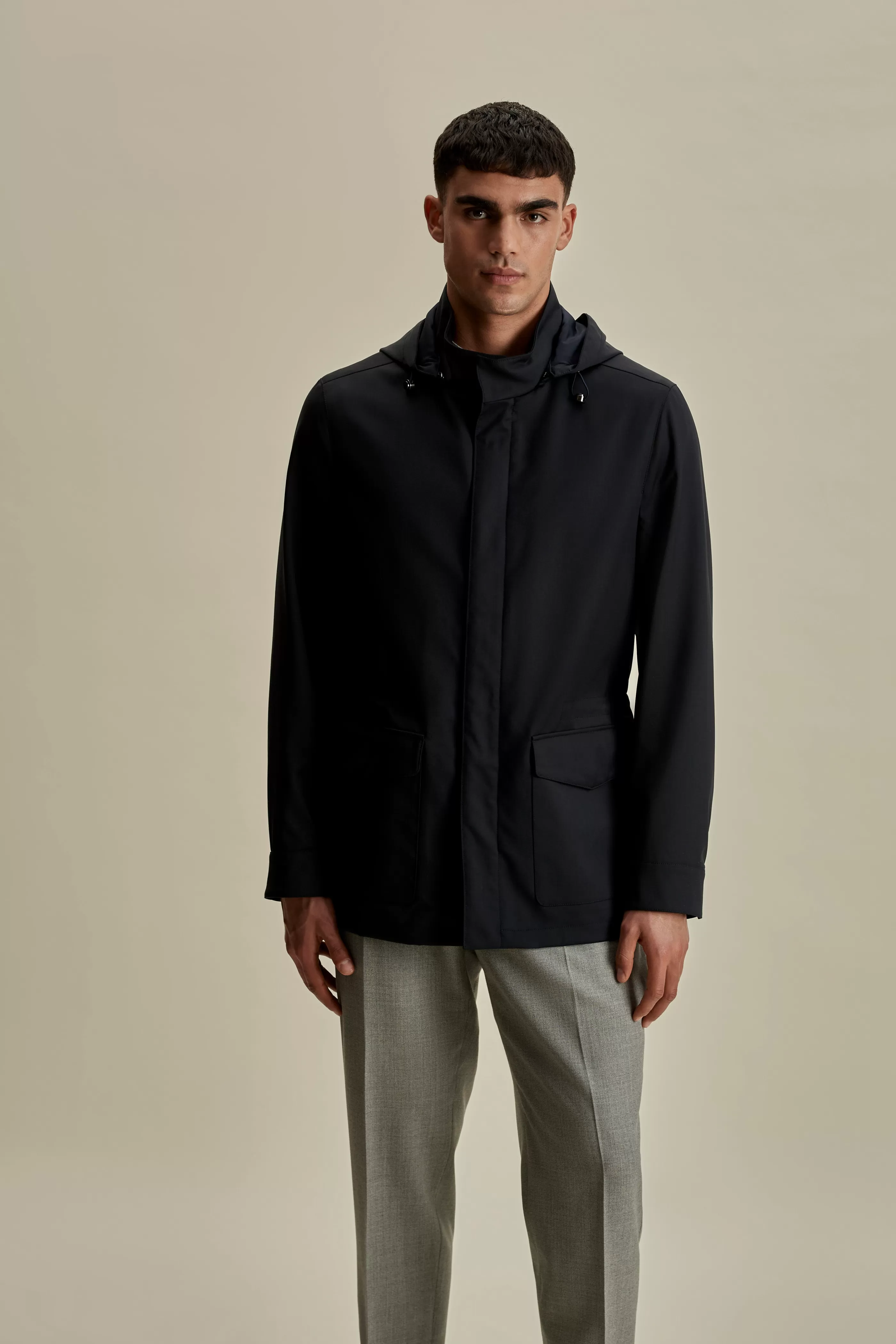 Thom Sweeney Technical Wool Rain Jacket