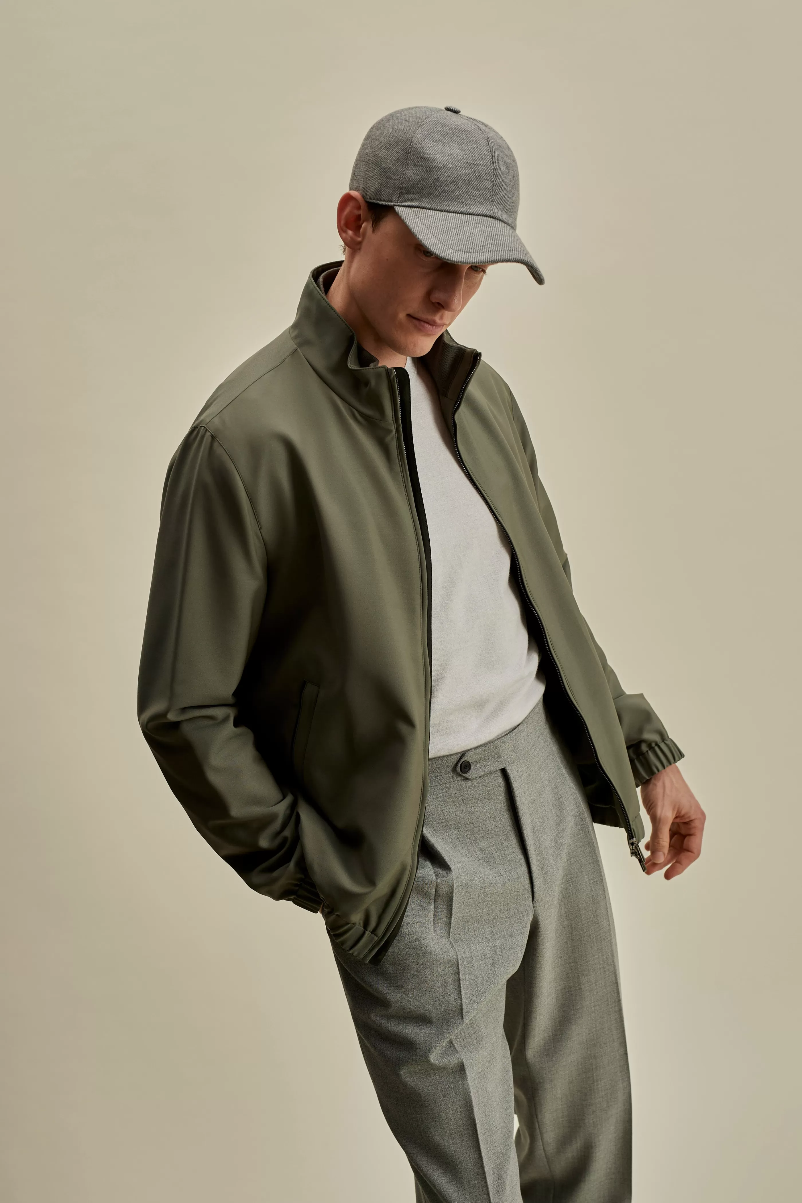Thom Sweeney Wool Cotton Baseball Cap