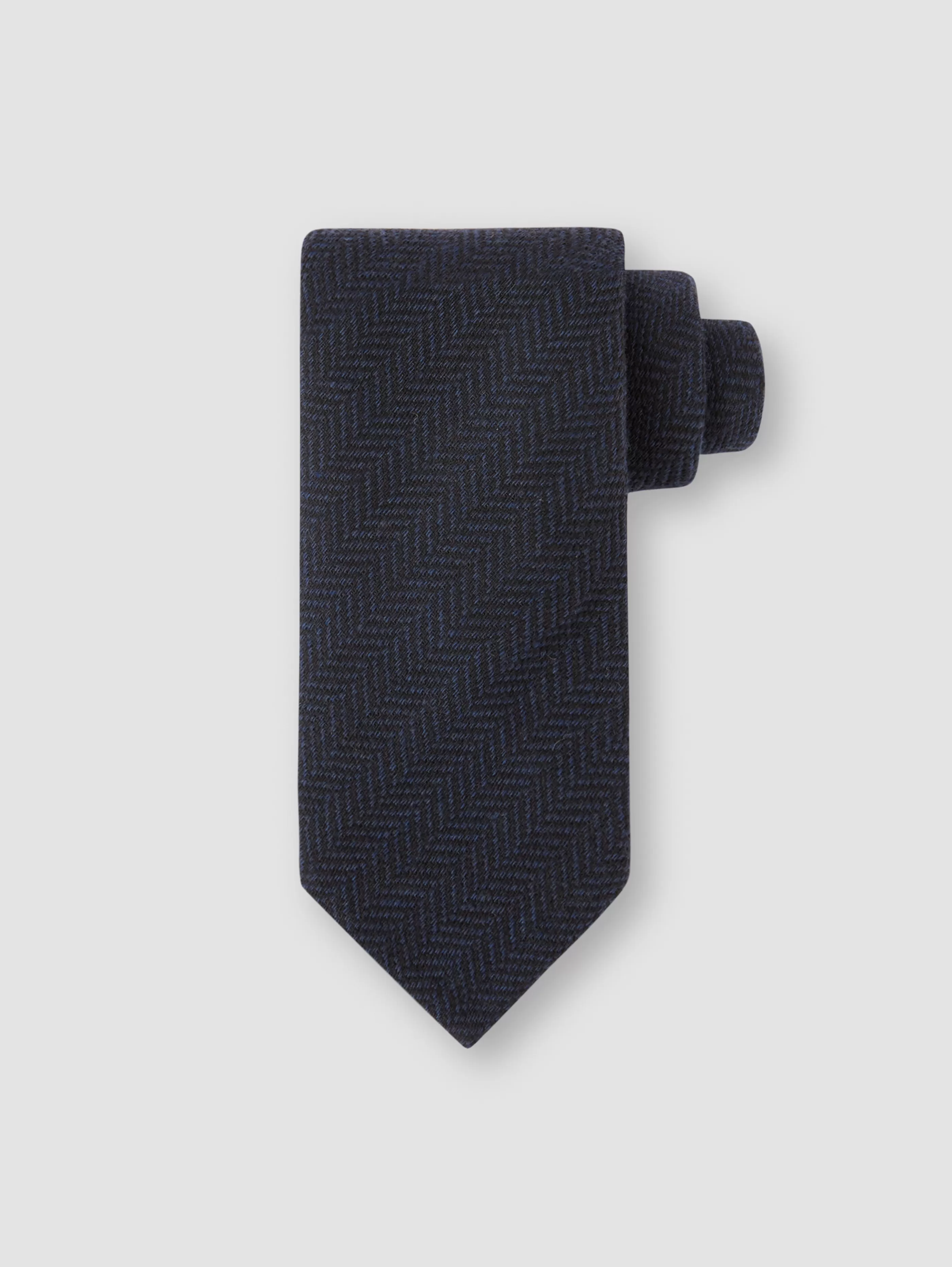 Thom Sweeney Wool Herringbone Tie