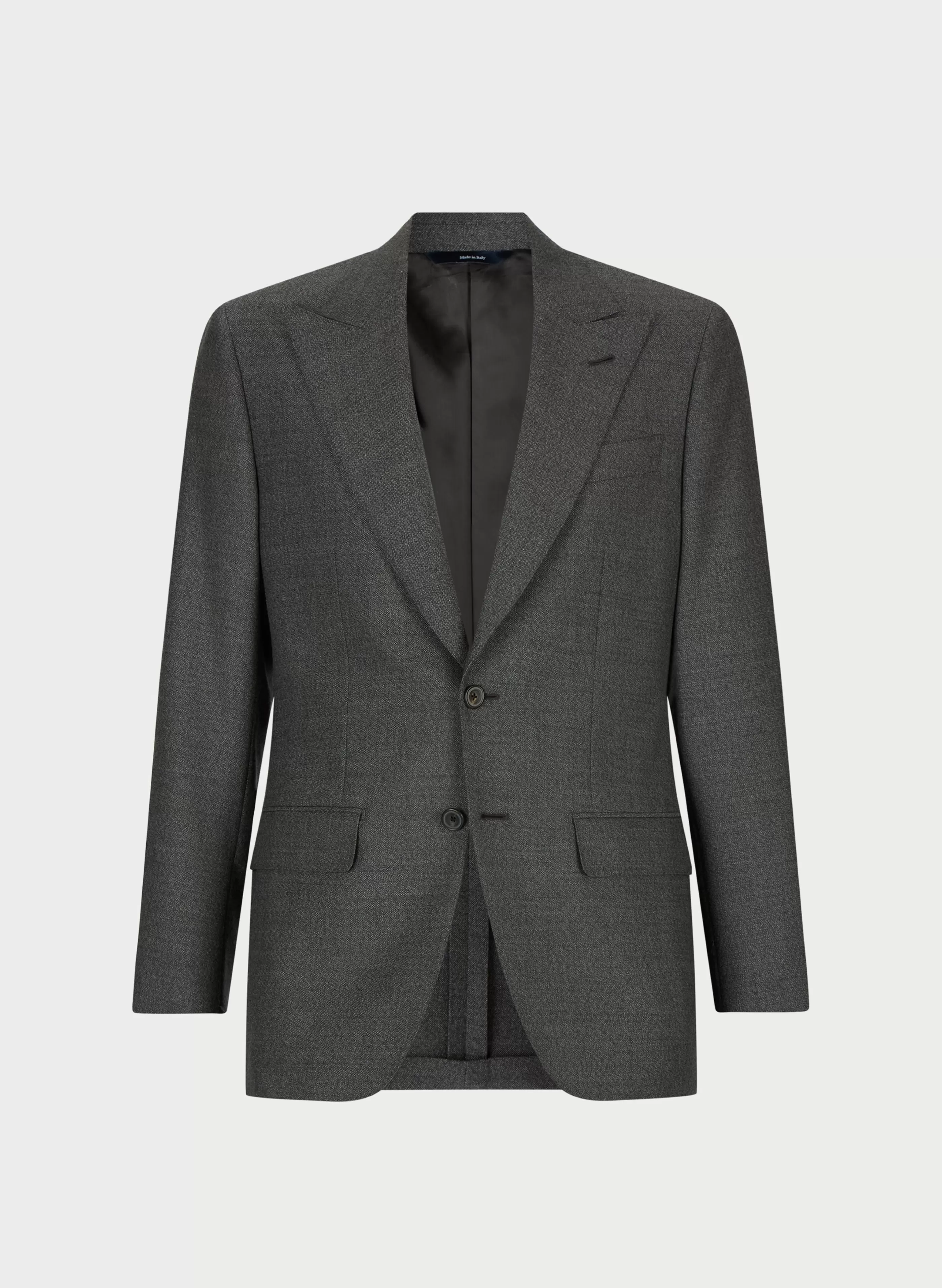 Thom Sweeney Wool Single Breasted Wide Peak Lapel Suit